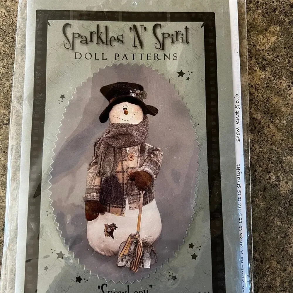 Sparkles N Spirit Snowman pattern, Never opened or used.